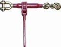 B.) 3/8 " Hook to Swivel Clevis Chain Ratchet Binder